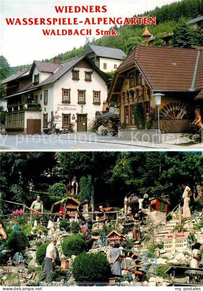 72668316 Waldbach Steiermark Wiedners Wasserspiele Und Alpengarten Waldbach Stei - Other & Unclassified