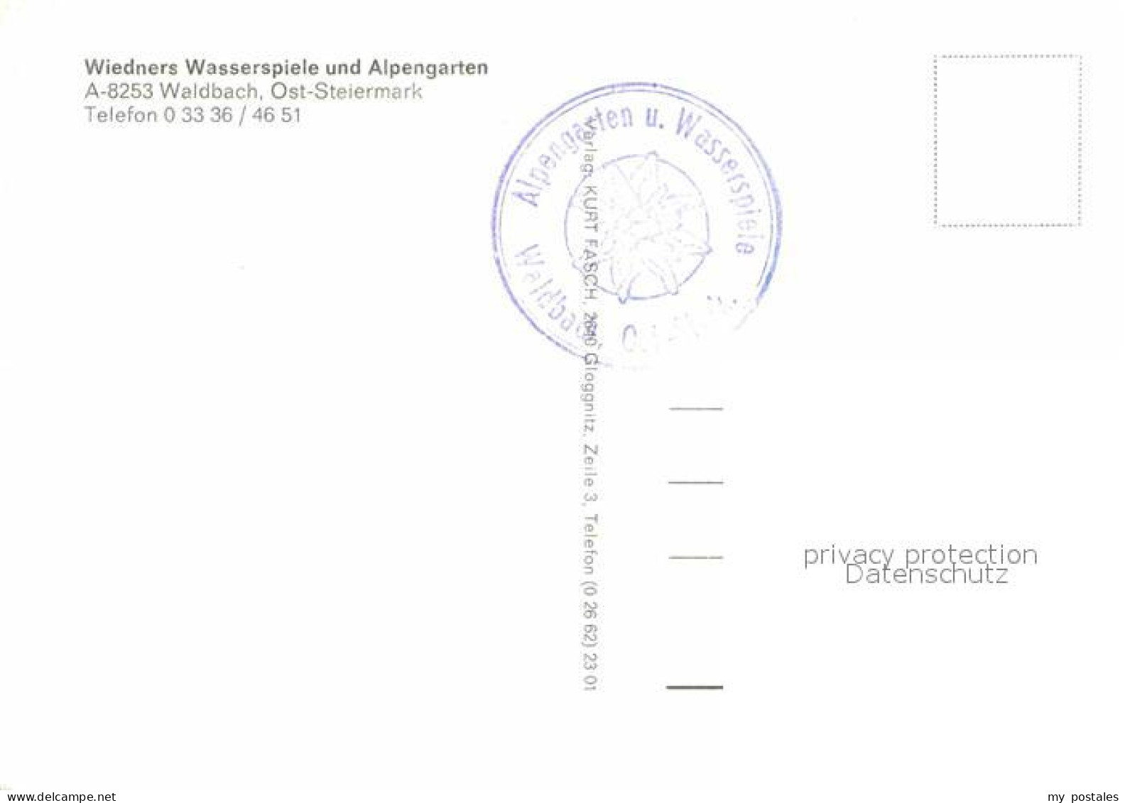 72668316 Waldbach Steiermark Wiedners Wasserspiele Und Alpengarten Waldbach Stei - Other & Unclassified