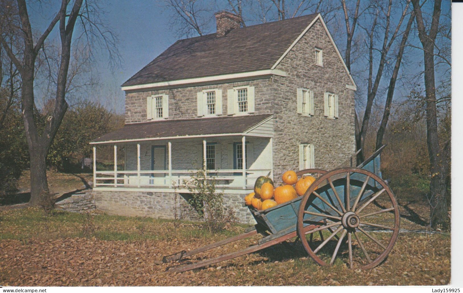 Hagers Fancy Hagerstown Maryland U S Pumpkins Stone House In The Countryside 2sc - Hagerstown