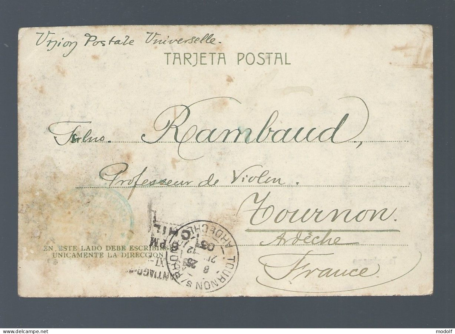 CPA - Chili - Talcahuano - Puerto - Circulée En 1903 - Chile