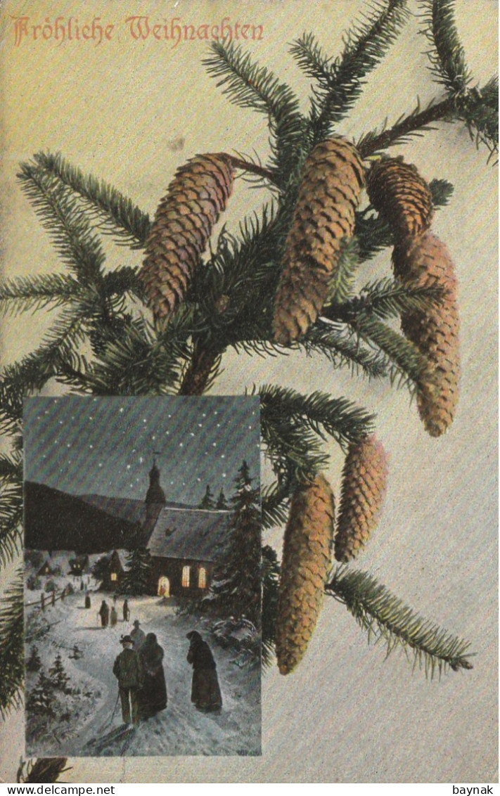 BO478    --   FROHES  WEIHNACHTEN, CHRISTMAS   --  1909 - Autres & Non Classés
