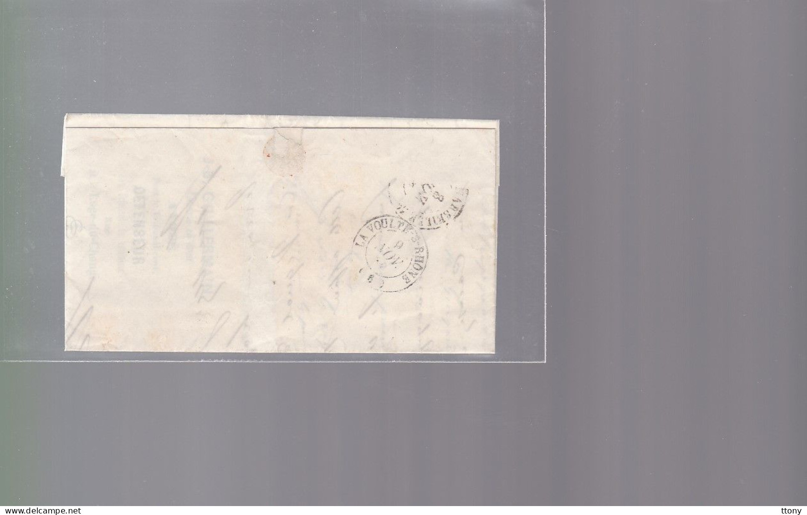 10 Lettres  Dite Précurseurs  Sur  Lettre  Ou Enveloppe Avec Taxe En Creux   25  & 30   Toutes Scannées Recto Verso - 1849-1876: Klassik