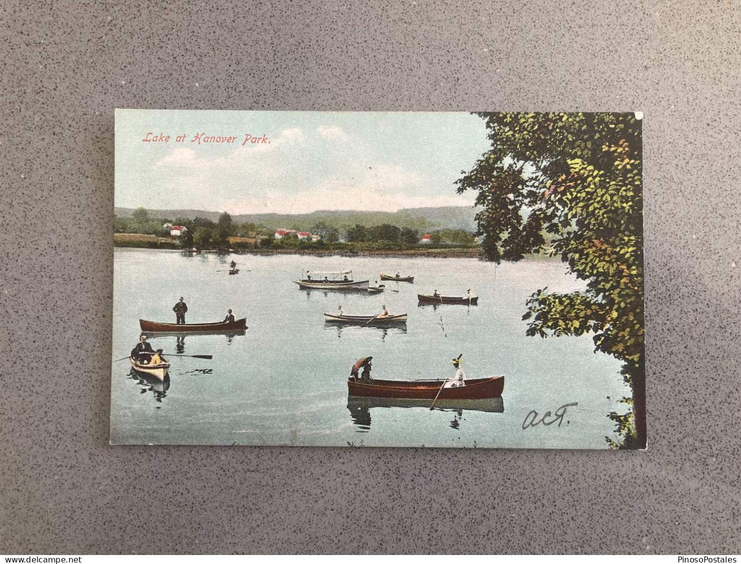 Lake At Hanover Park Carte Postale Postcard - Andere & Zonder Classificatie