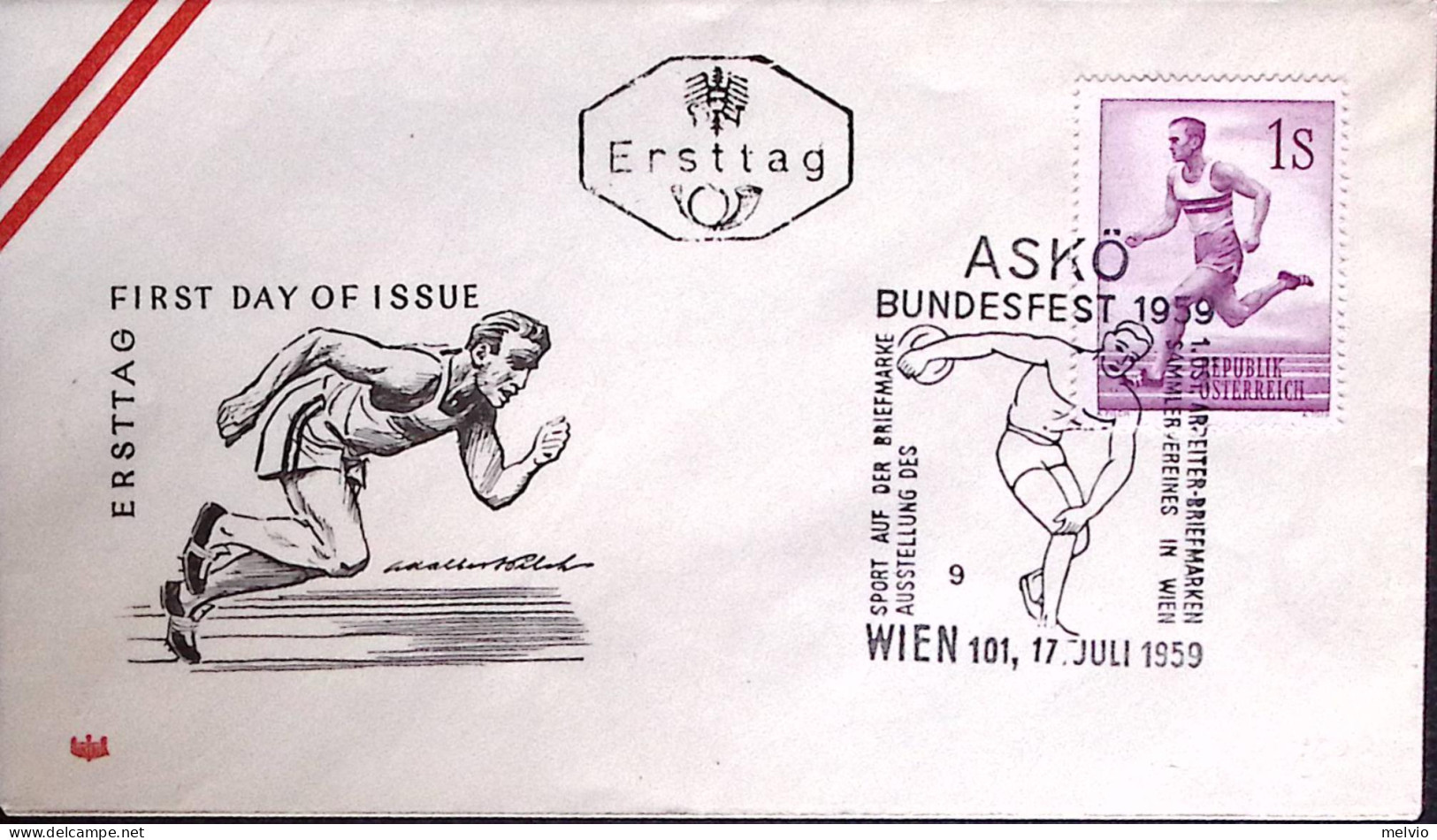 1959-Austria Orchestra Filarmonica Due S.2,40 Su Busta Fdc Raccomandata Per L'It - FDC