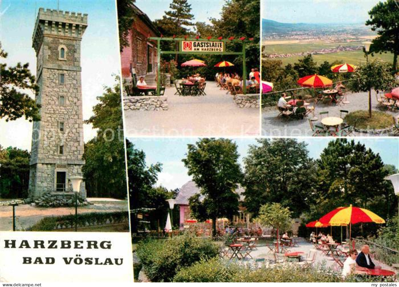 72667895 Bad Voeslau Turm Gaststaette Am Harzberg Panorama Gartenterrasse Bad Vo - Other & Unclassified