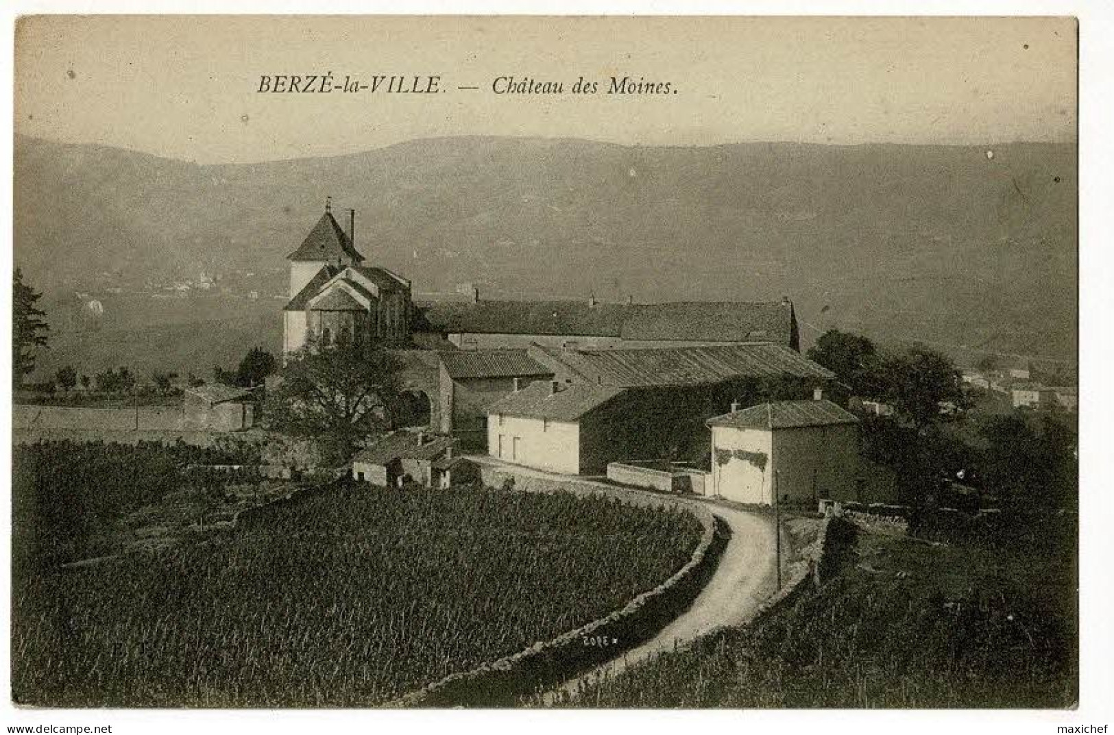 Berzé La Ville - Château Des Moines - Circulé 1920 - Autres & Non Classés