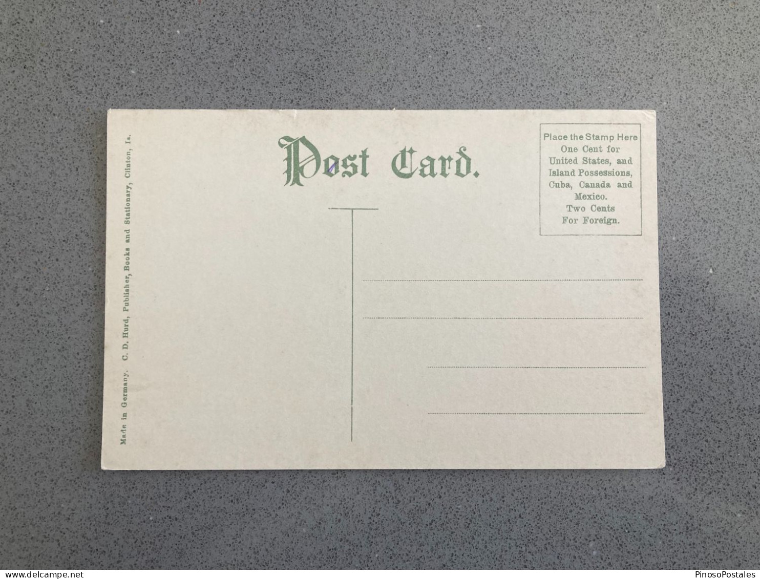Log Raft On The Mississippi River, Clinton, Iowa Carte Postale Postcard - Altri & Non Classificati