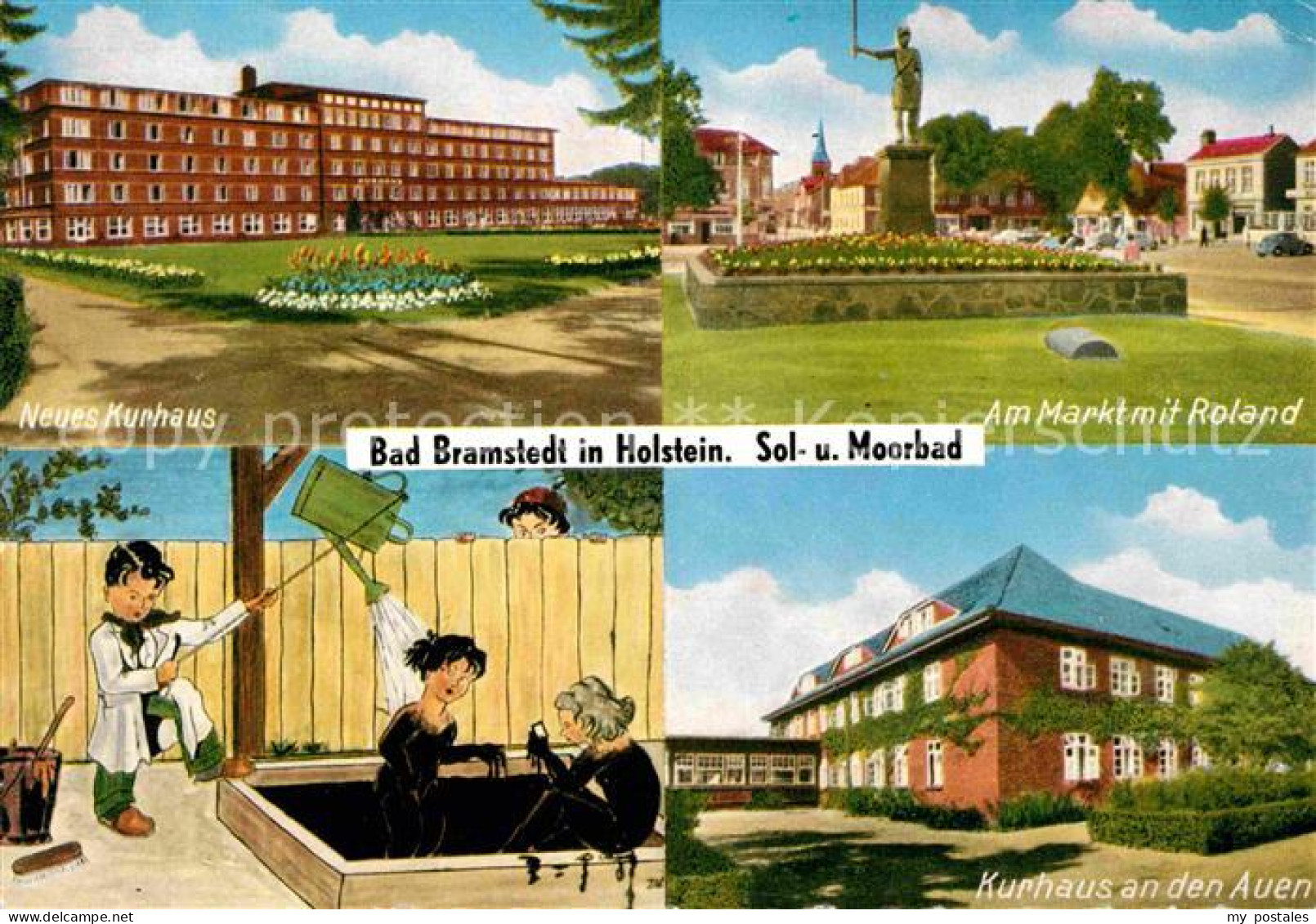 72667568 Bad Bramstedt Kurhaus Markt Roland Comic Bad Bramstedt - Bad Bramstedt