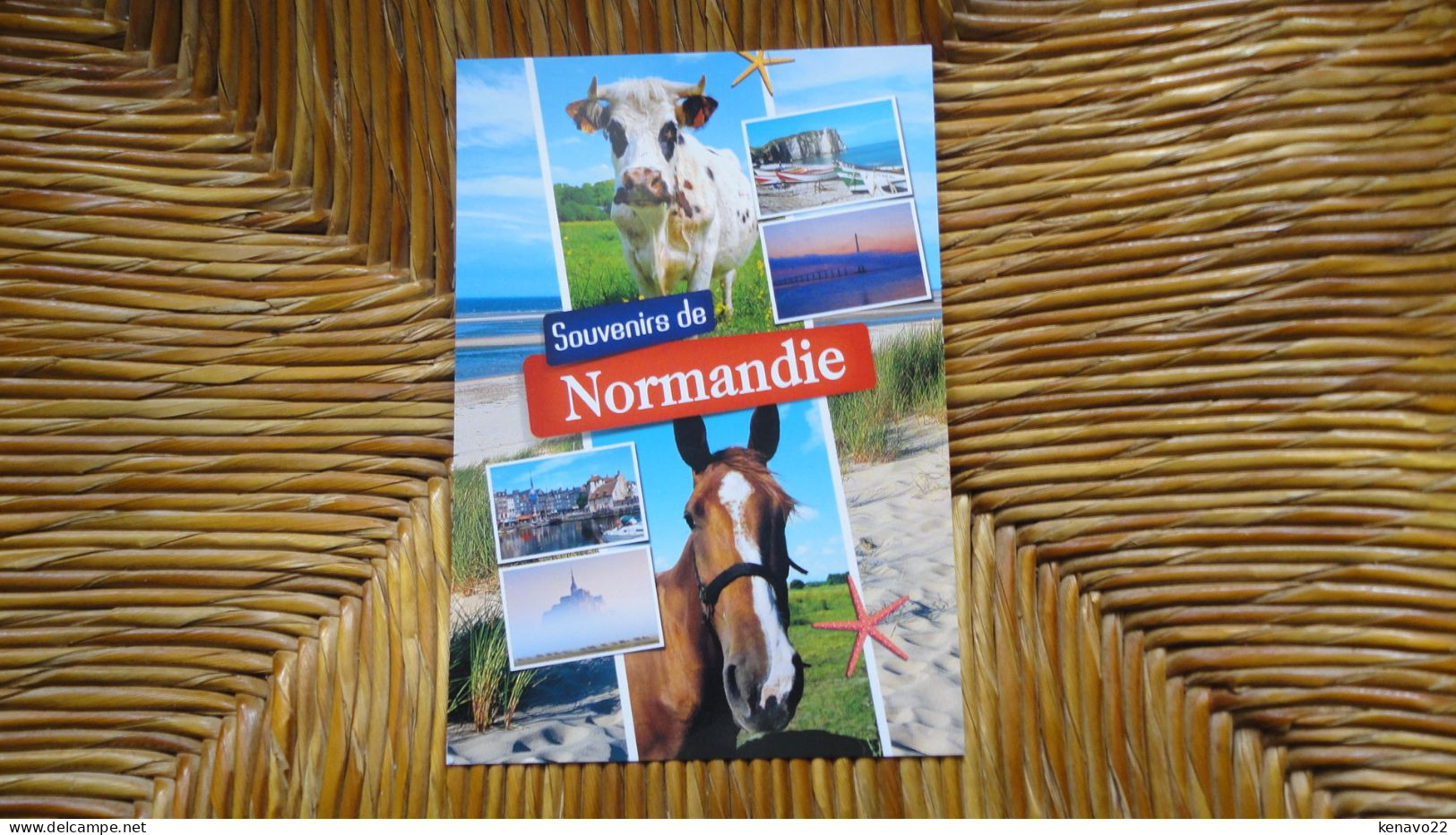 Souvenir De Normandie , Mulri-vues "" Beau Timbre Roulette "" - Haute-Normandie