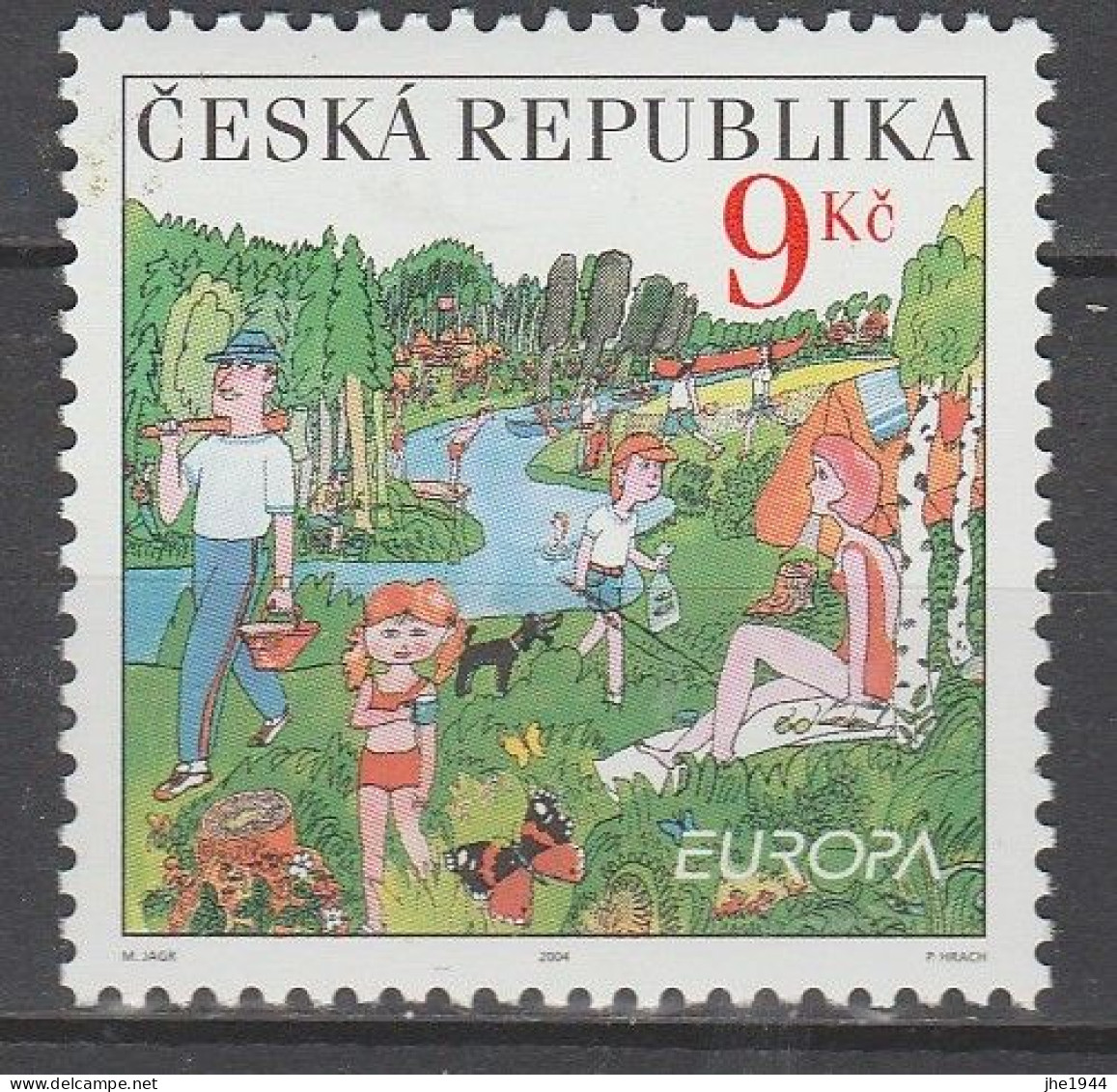 Europa 2004 Vacances Voir liste des timbres à vendre **