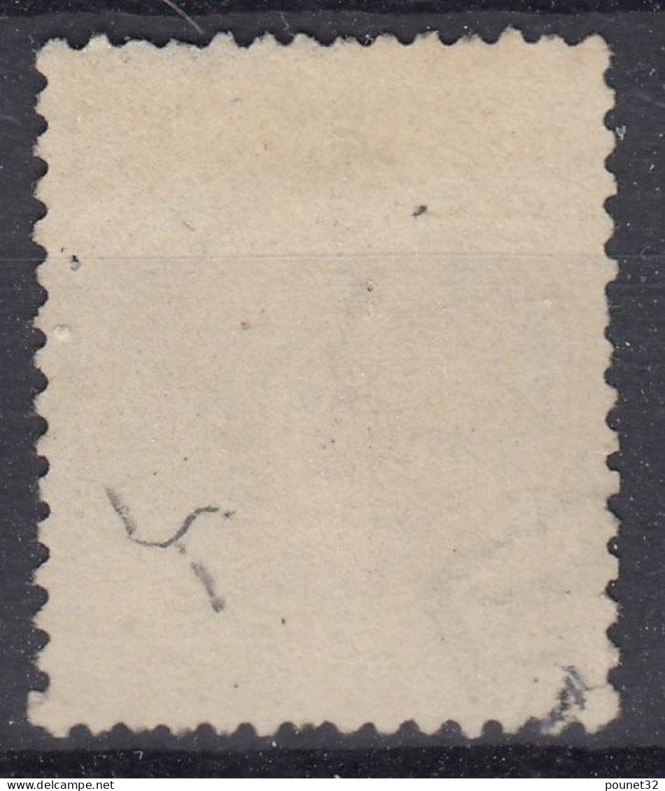 TIMBRE FRANCE EMPIRE LAURE N° 28B AVEC CACHET PP ENCADRE SEUL OBLITERANT - 1863-1870 Napoléon III Lauré