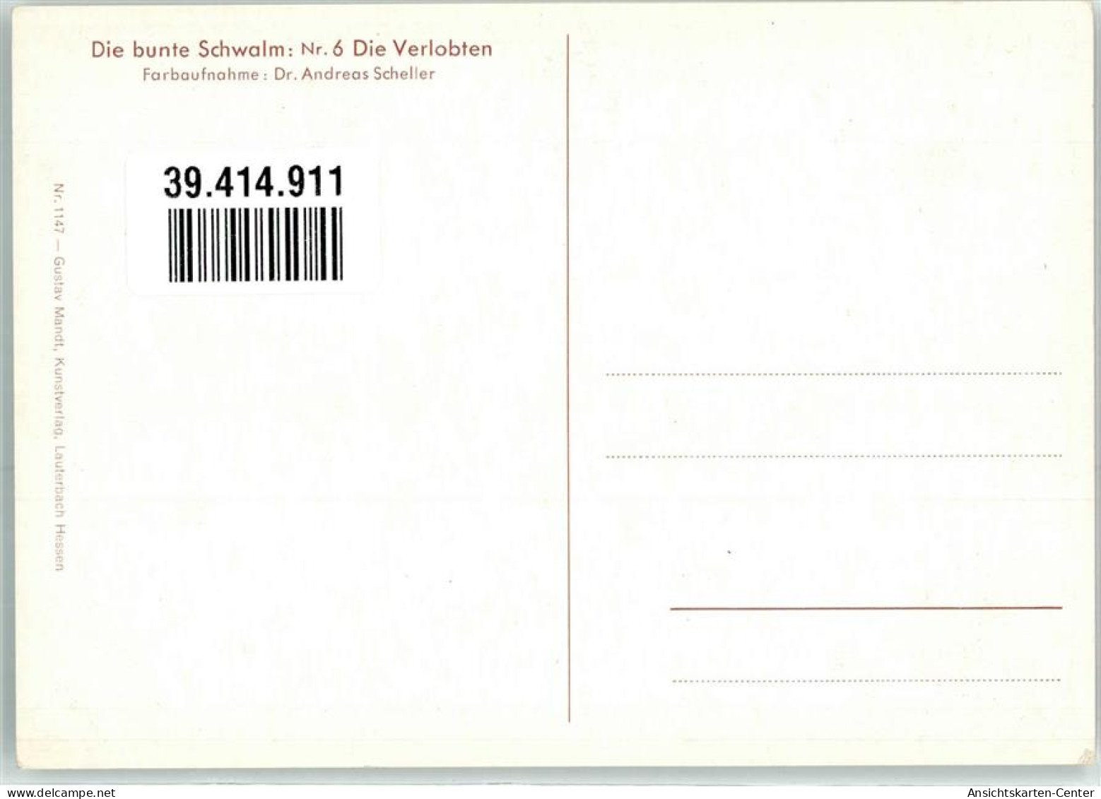 39414911 - Die Bunte Schwalm Nr.6 Die Verlobten - Trachten