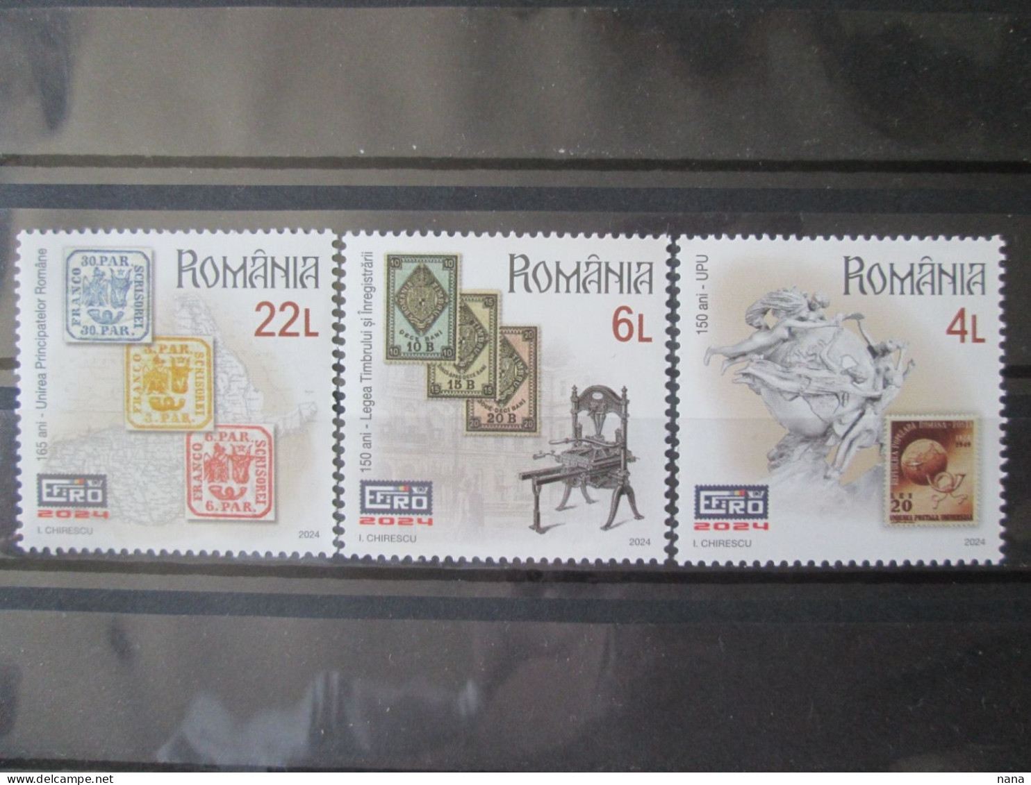 Roumanie EFIRO 2024,lot De 3 Timbres Inutilises/Romania EFIRO 2024 Set Of 3 Unused Stamps - Ongebruikt