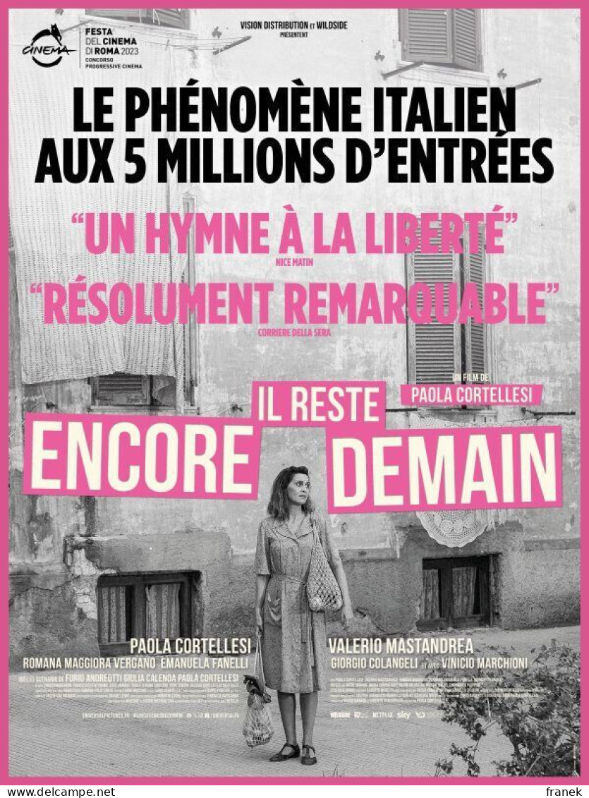 Affiche De Cinéma " IL RESTE ENCORE DEMAIN "  Format 40X60cm - Plakate & Poster