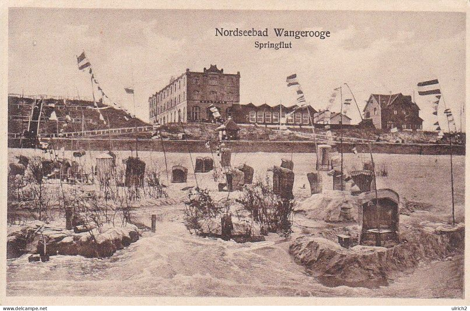 AK Nordseebad Wangerooge - Springflut - Ca. 1910 (69420) - Wangerooge