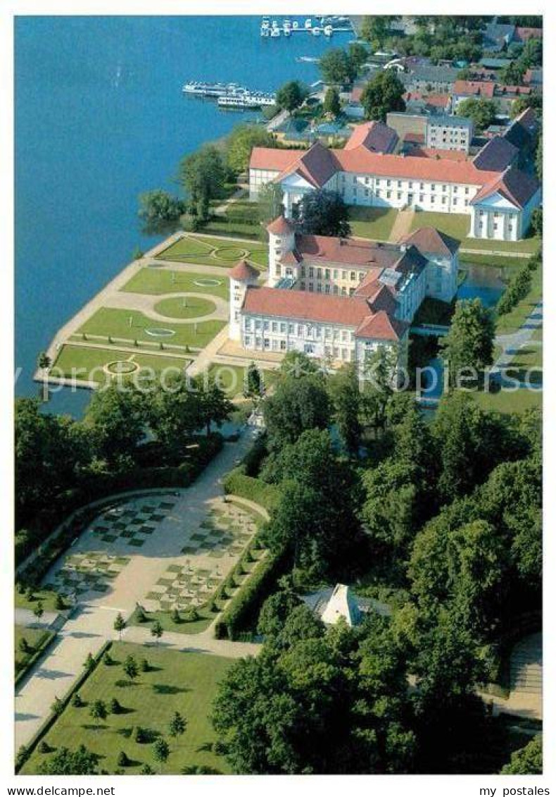 72667198 Rheinsberg Fliegeraufnahme Schloss Kavalierhaus Theater Park Rheinsberg - Zechlinerhütte