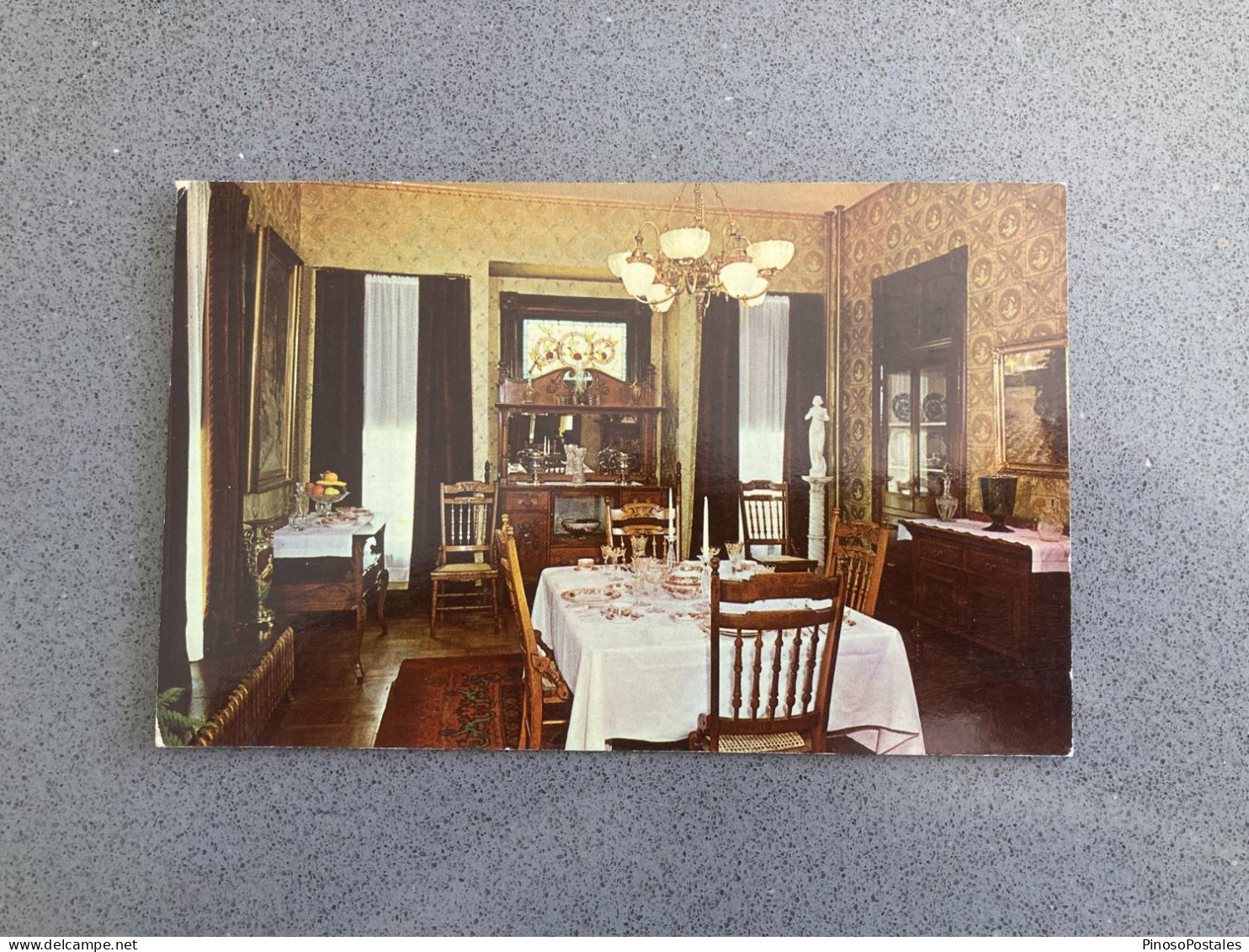 Dining Room, Harding Home, Mount Vernon Ave Marion Ohio Carte Postale Postcard - Andere & Zonder Classificatie