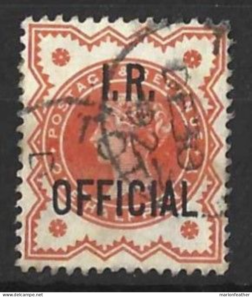 GB.....QUEEN VICTORIA..(1837-01.)......I.R. OFFICAL......SG013.......CDS......USED..... - Usados