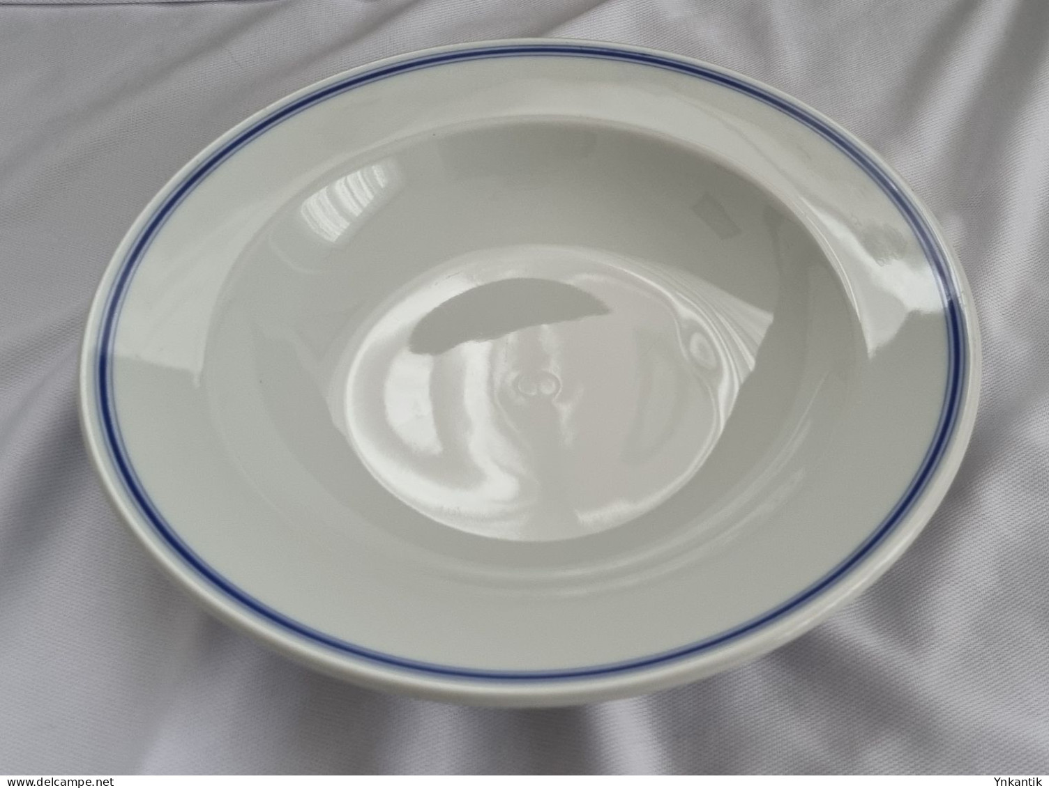 Old Porcelain Soup Plate Bausher Weiden Modell Des Amtes Schönheit Der Arbeit - Equipment