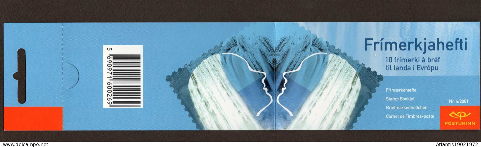 1 MARKENHEFTCHEN ISLAND EUROPA 2001 POSTFRISCH - Postzegelboekjes
