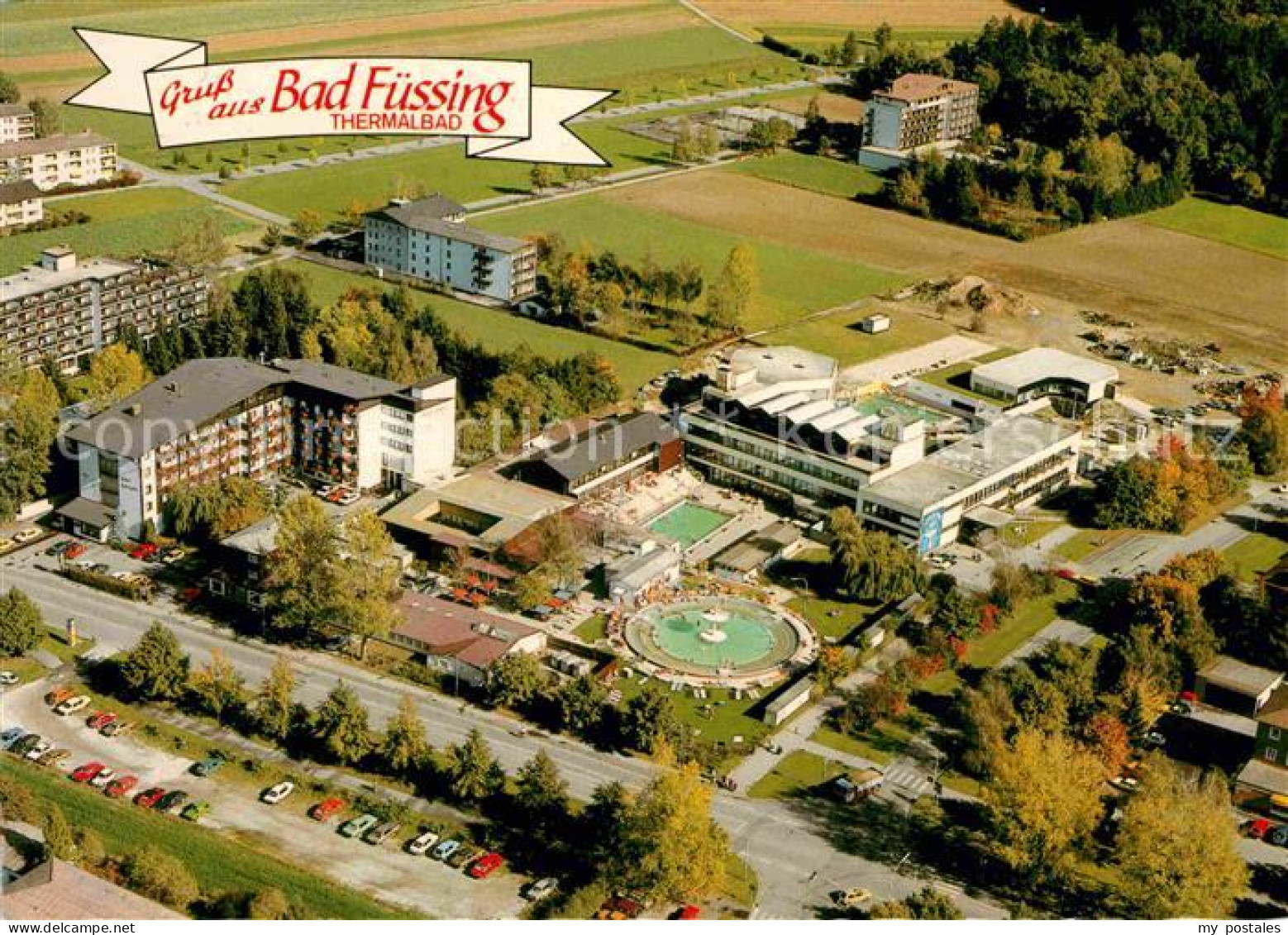 72666835 Bad Fuessing Fliegeraufnahme Mit Therme I Aigen - Bad Fuessing