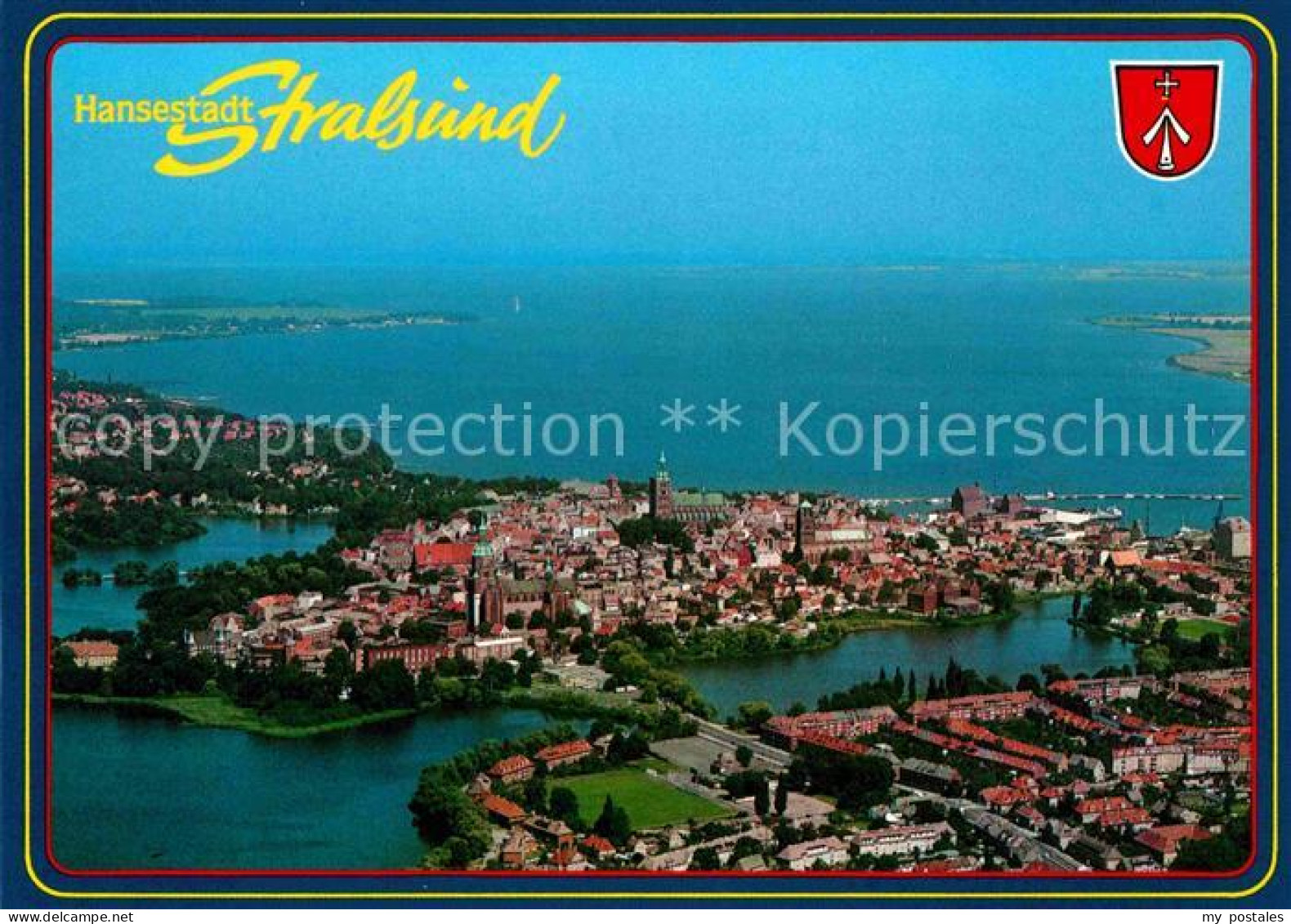 72666717 Stralsund Mecklenburg Vorpommern Fliegeraufnahme Stralsund - Stralsund