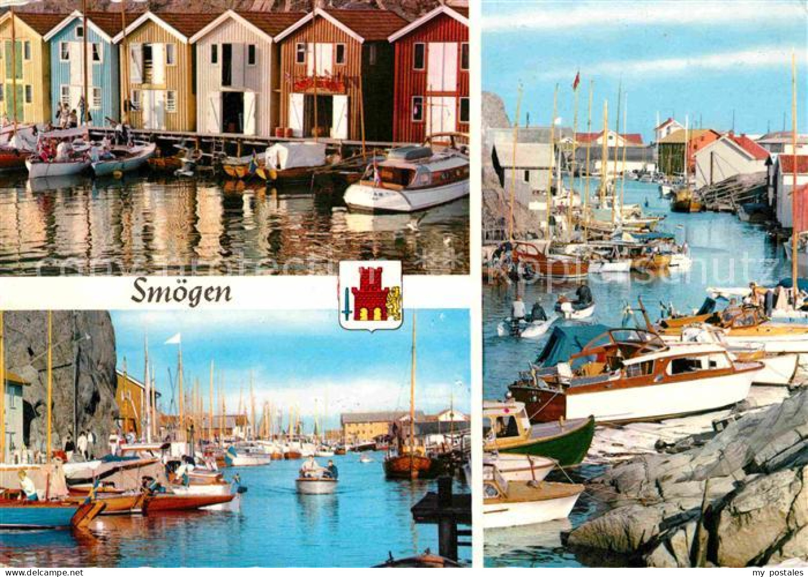 72666574 Smoegen Hafen Bootshaeuser Boote Smoegen - Sweden