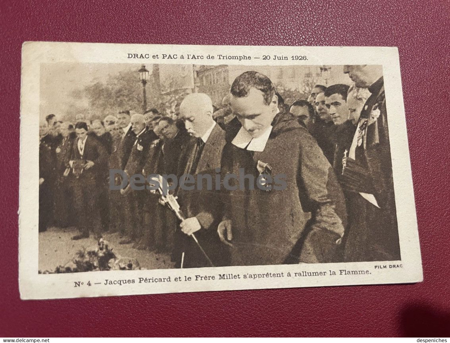 DRAC - Et PAC à L'Arc De Triomphe - 20 Juin 1926 - Sonstige & Ohne Zuordnung