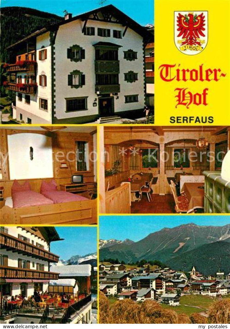 72666503 Serfaus Tirol Hotel Restaurant Tirolerhof Ortsansicht Alpenblick Serfau - Sonstige & Ohne Zuordnung