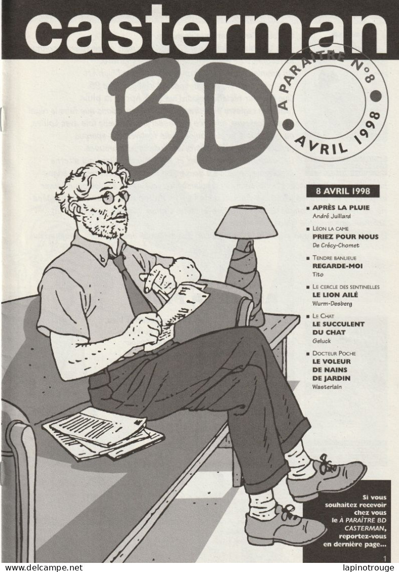 A Paraitre Casterman N° 8 De 1998 Juillard De Crécy Tito Geluck Wasterlain... - Other Magazines