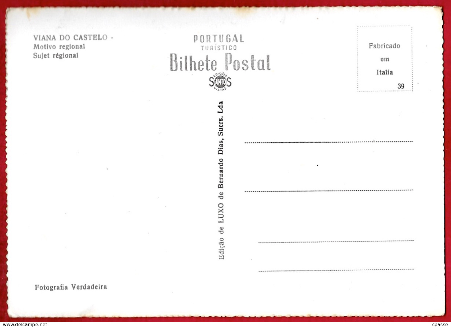 CPSM Bilhete Postal PORTUGAL - VIANA DO CASTELO - Motivi Regional (Attelage De Boeufs) - Viana Do Castelo