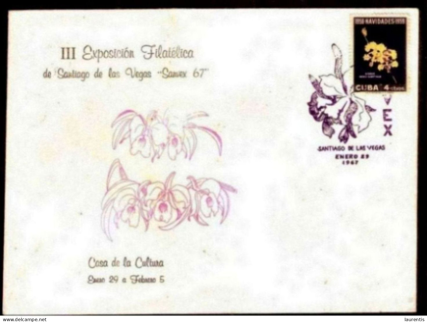 3180  Orchids - Expophil 1967 - Very Elusive - Clean Envelope -  See Description - Cb - 8,75 € - Orchidées