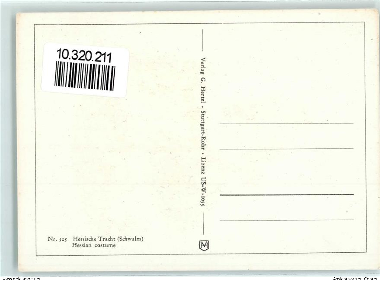 10320211 - Nr. 505 Verlag Hertel AK - Trachten