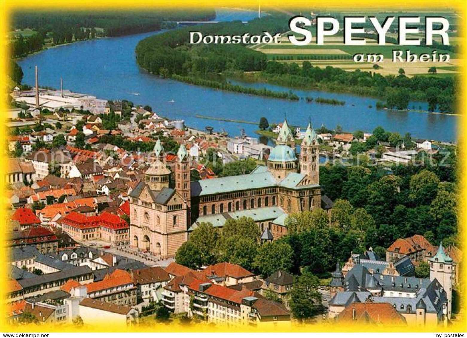 72666282 Speyer Rhein Dom Fliegeraufnahme Geschichte Ludwigshof - Speyer