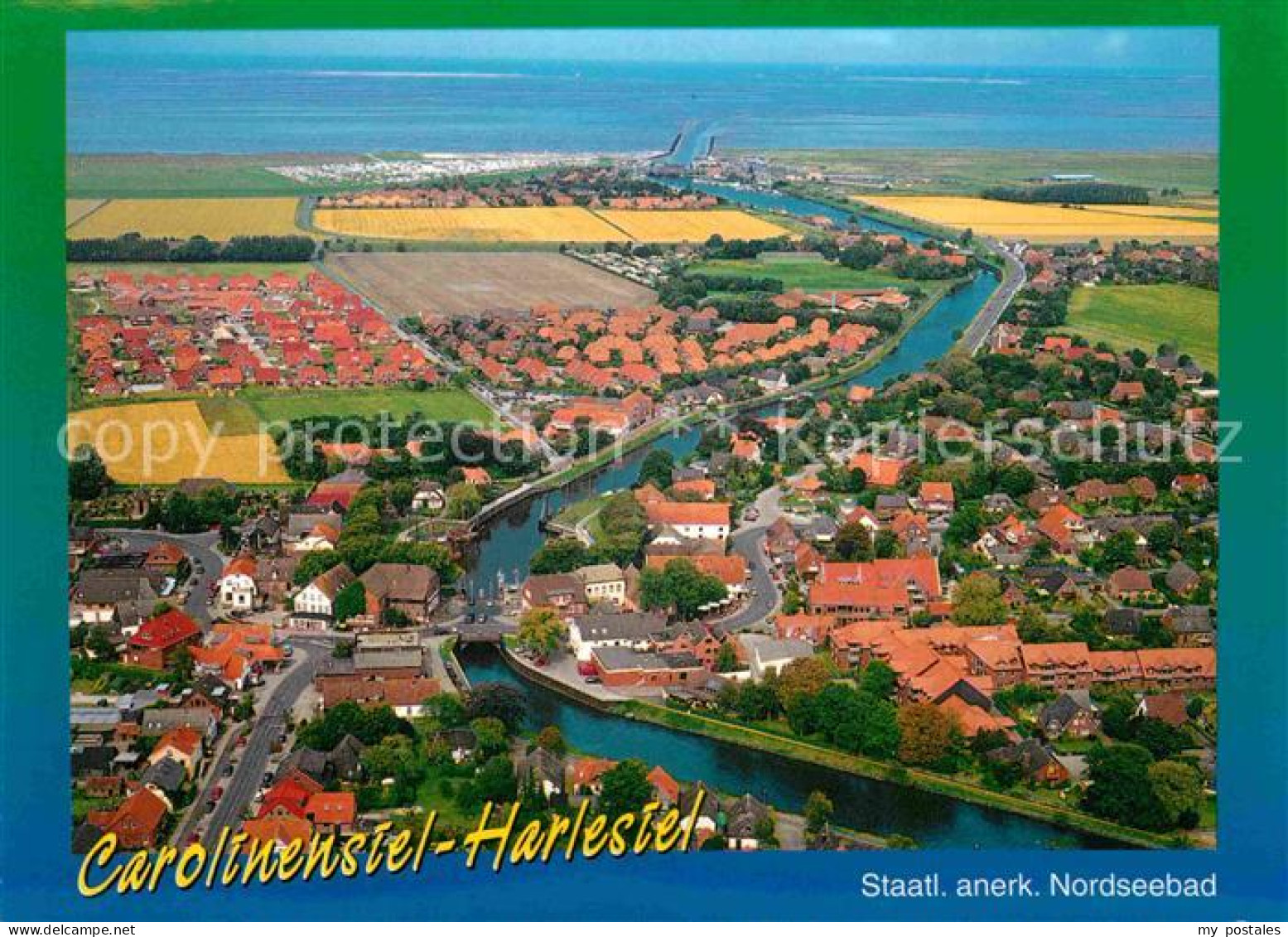 72666266 Carolinensiel-Harlesiel Ostfriesland Nordseebad Fliegeraufnahme Wittmun - Wittmund