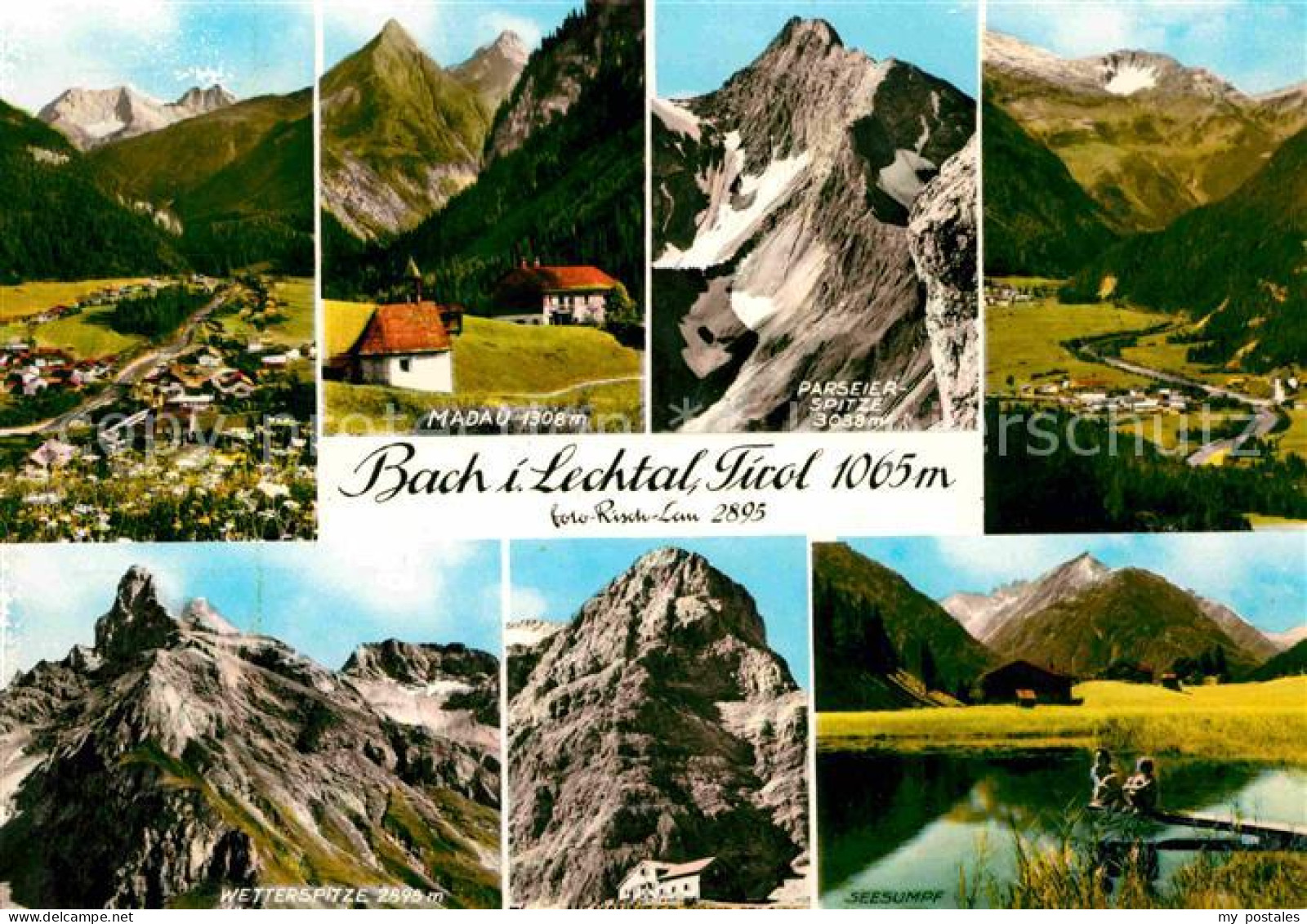 72666105 Bach Tirol Madau Parseierspitze Panorama Wetterspitze Seesumpf Bach Tir - Sonstige & Ohne Zuordnung