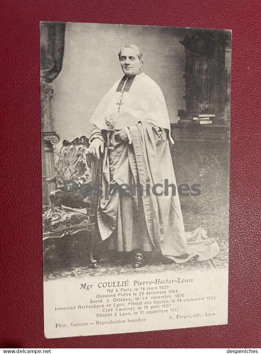 Monseigneur Coullié Pierre Hector Louis - Papes
