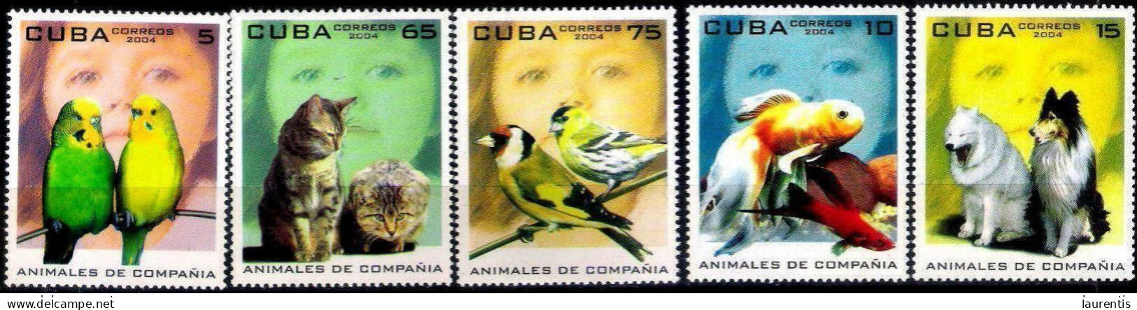 1301  Fishes - Birds - Dogs - Cats - 2004 - MNH - Cb - 1,95 - Fische