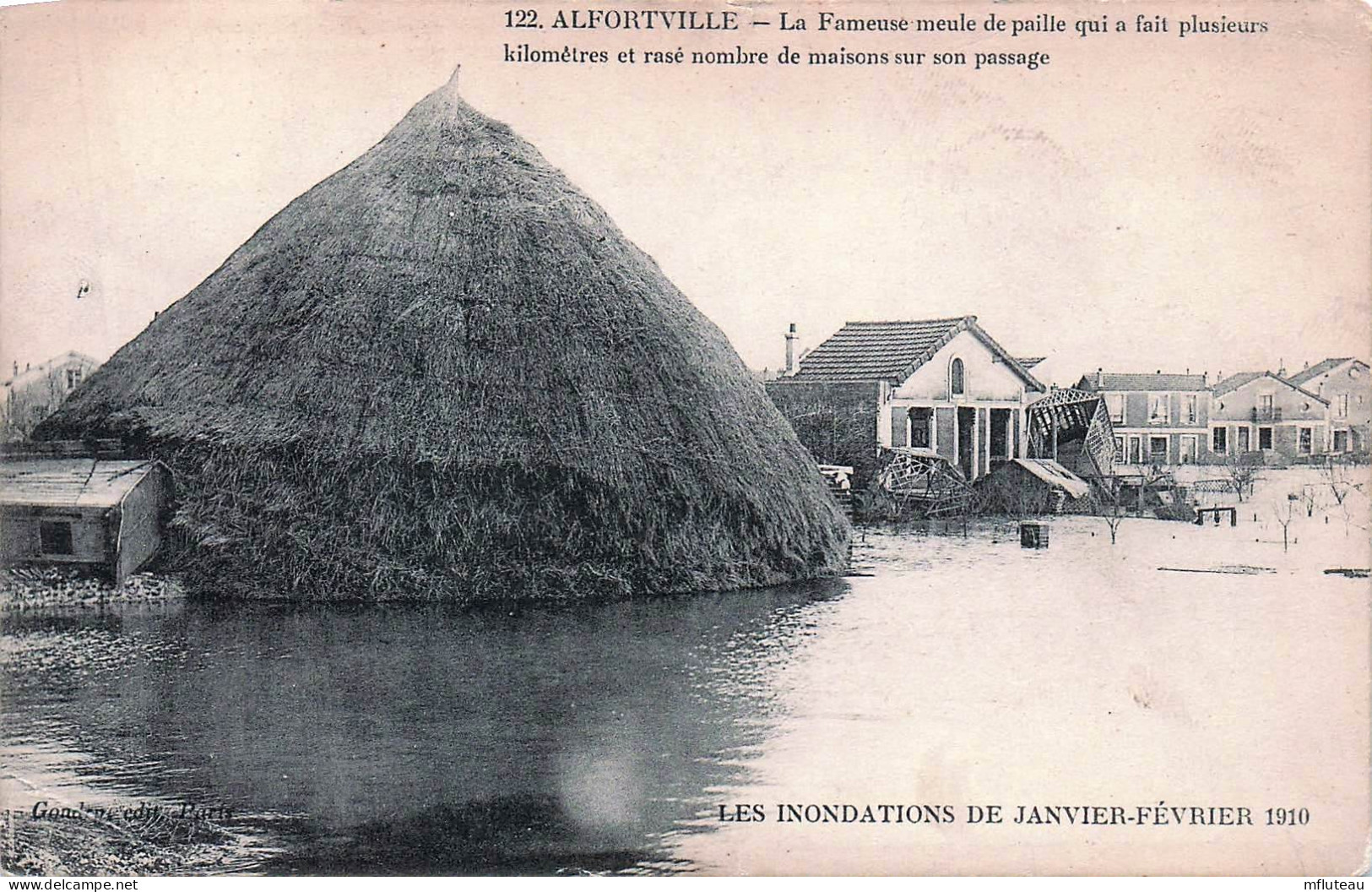 94* ALFORTVILLE   Crue 1910   Meule Flottante      RL45,0349 - Alfortville