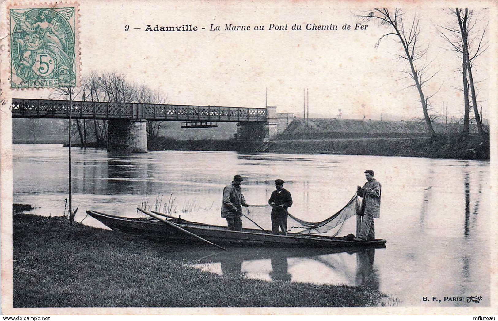 93* ADAMVILLE   La Marne Au Pont De Chemin De Fer    RL45,0225 - Other & Unclassified