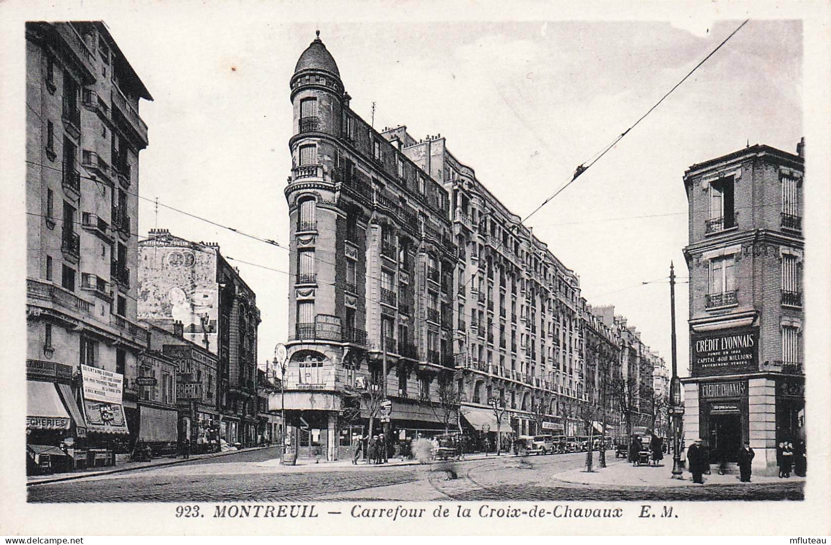 93* MONTREUIL   Carrefour De La Croix De Chavaux        RL45,0041 - Montreuil