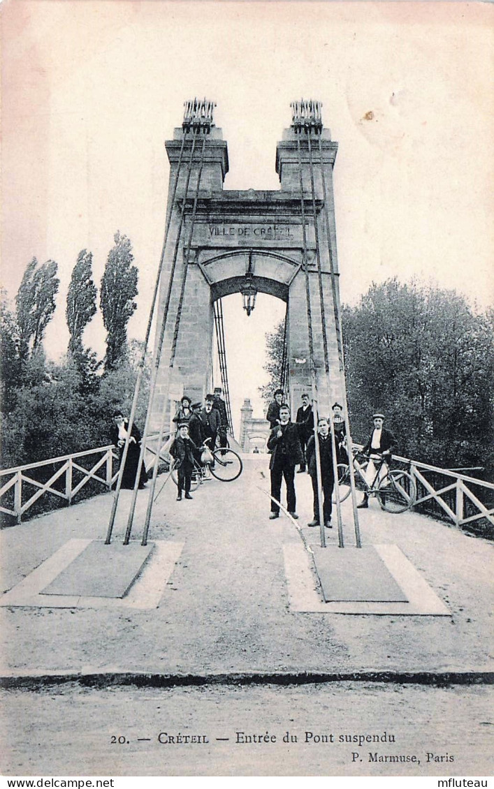 94* CRETEIL  Entree Du Pont Suspendu         RL45,0978 - Creteil