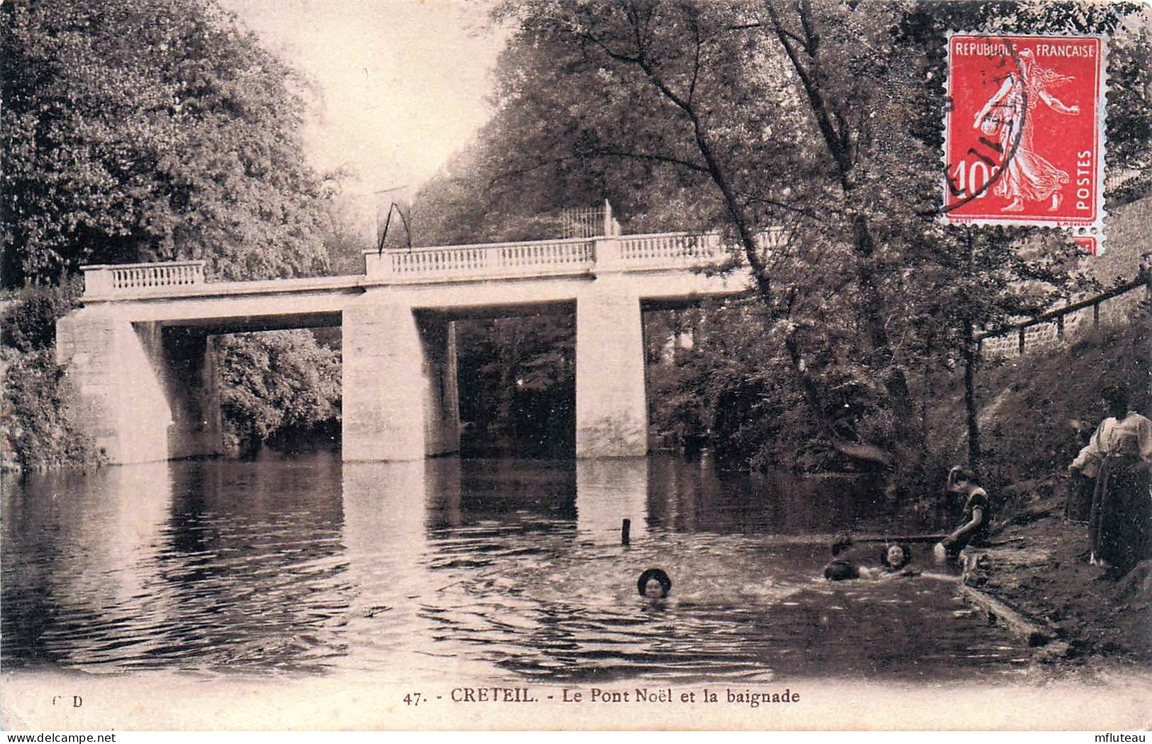 94* CRETEIL   Le Pont Noeul Et La Baignade       RL45,0969 - Creteil