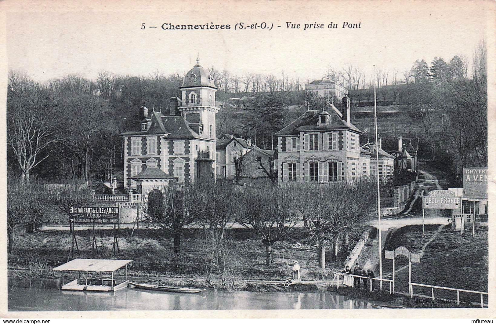 94* CHENNEVIERES   Vue Prise Du Pont  RL45,0902 - Chennevieres Sur Marne