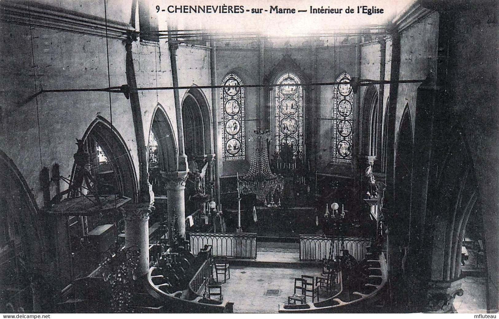 94* CHENNEVIERES  Interieur De L Eglise  RL45,0890 - Chennevieres Sur Marne