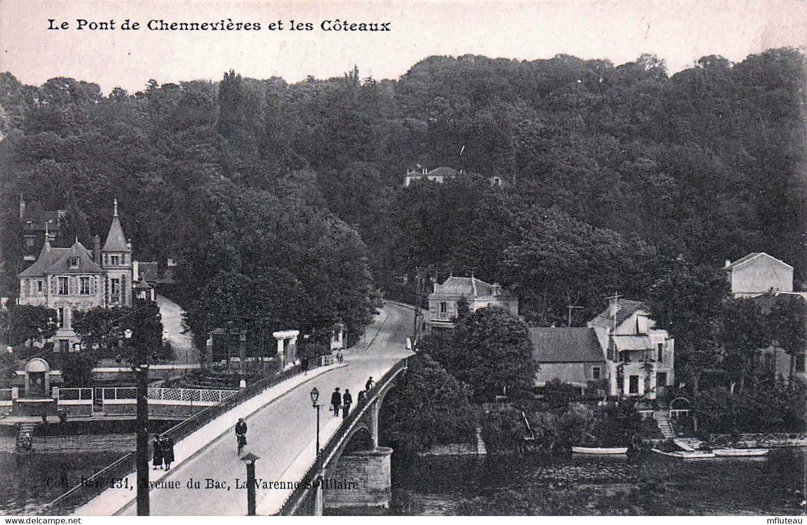 94* CHENNEVIERES  Le Pont Et Les Coteaux  RL45,0884 - Chennevieres Sur Marne