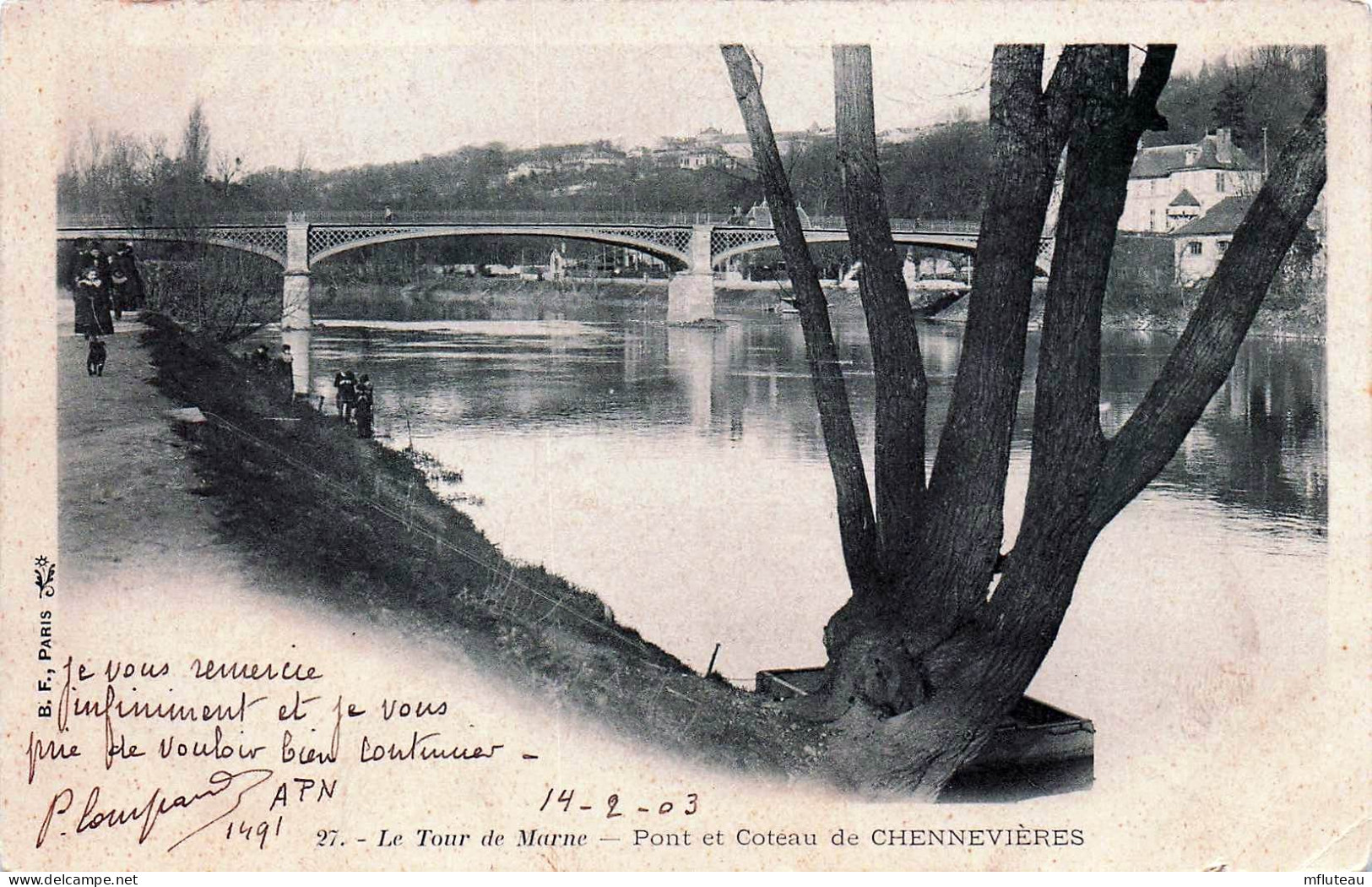 94* CHENNEVIERES  Pont Et Coteau   RL45,0880 - Chennevieres Sur Marne