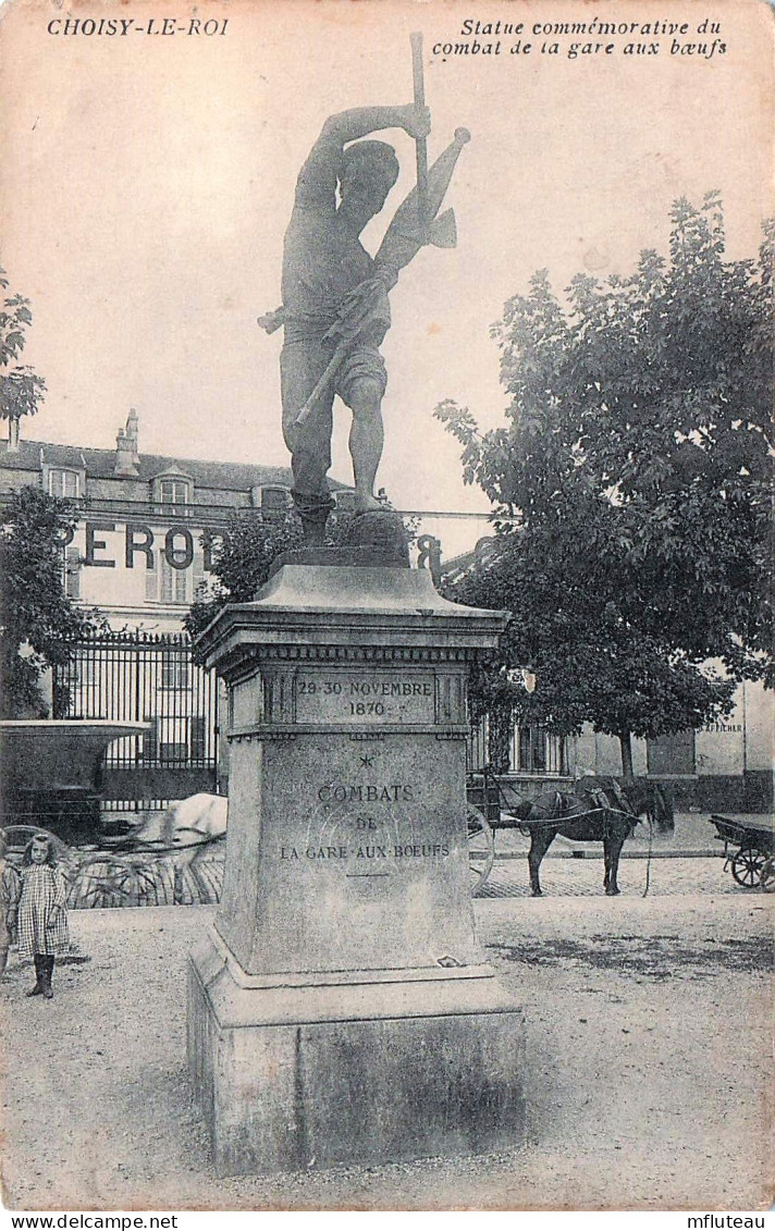 94* CHOISY LE ROI  Statue Combat De La Gare Aux Bœufs   RL45,0851 - Choisy Le Roi
