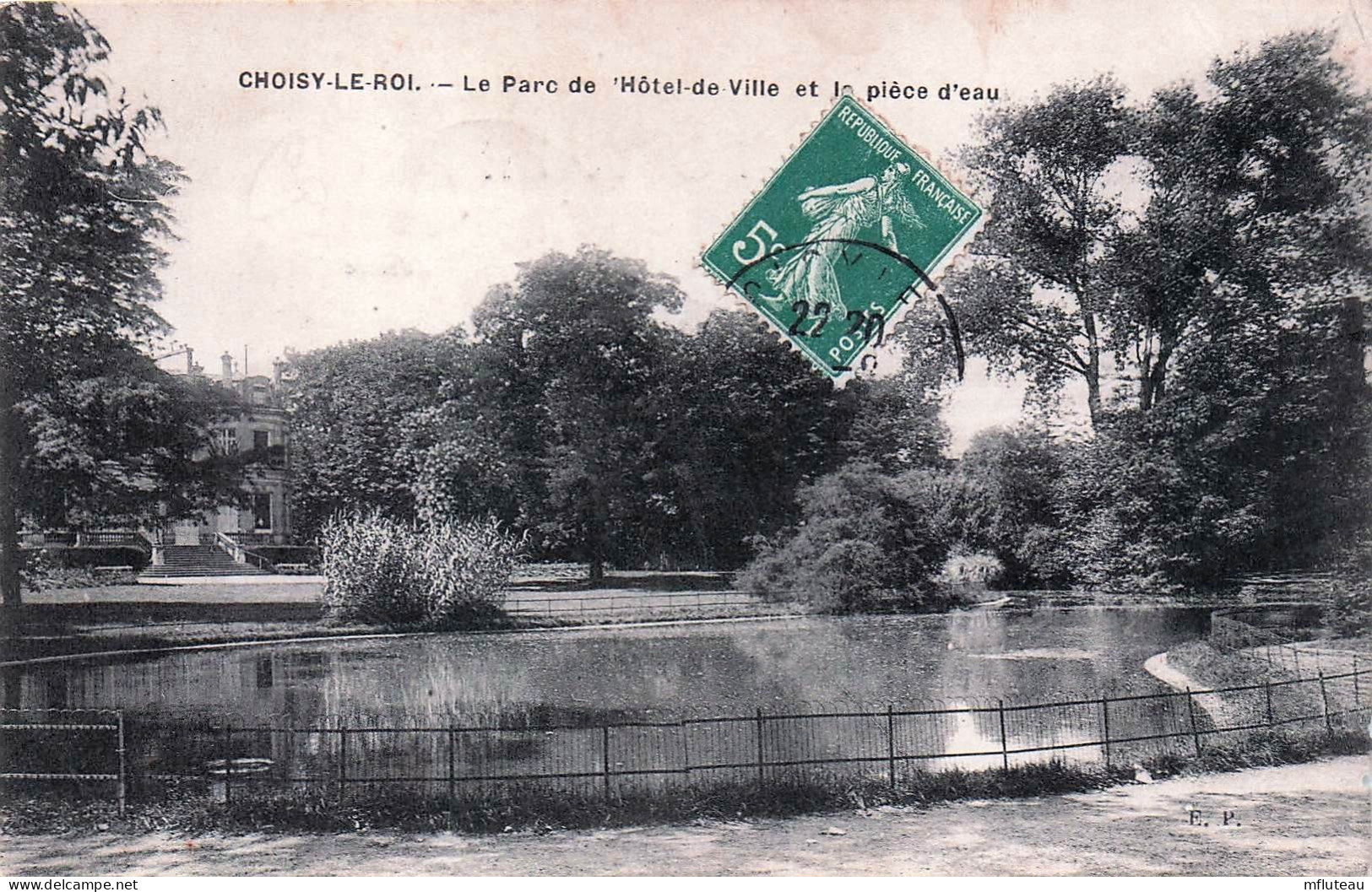 94* CHOISY LE ROI  Parc De L Hotel De Ville- Piece D Eau   RL45,0819 - Choisy Le Roi
