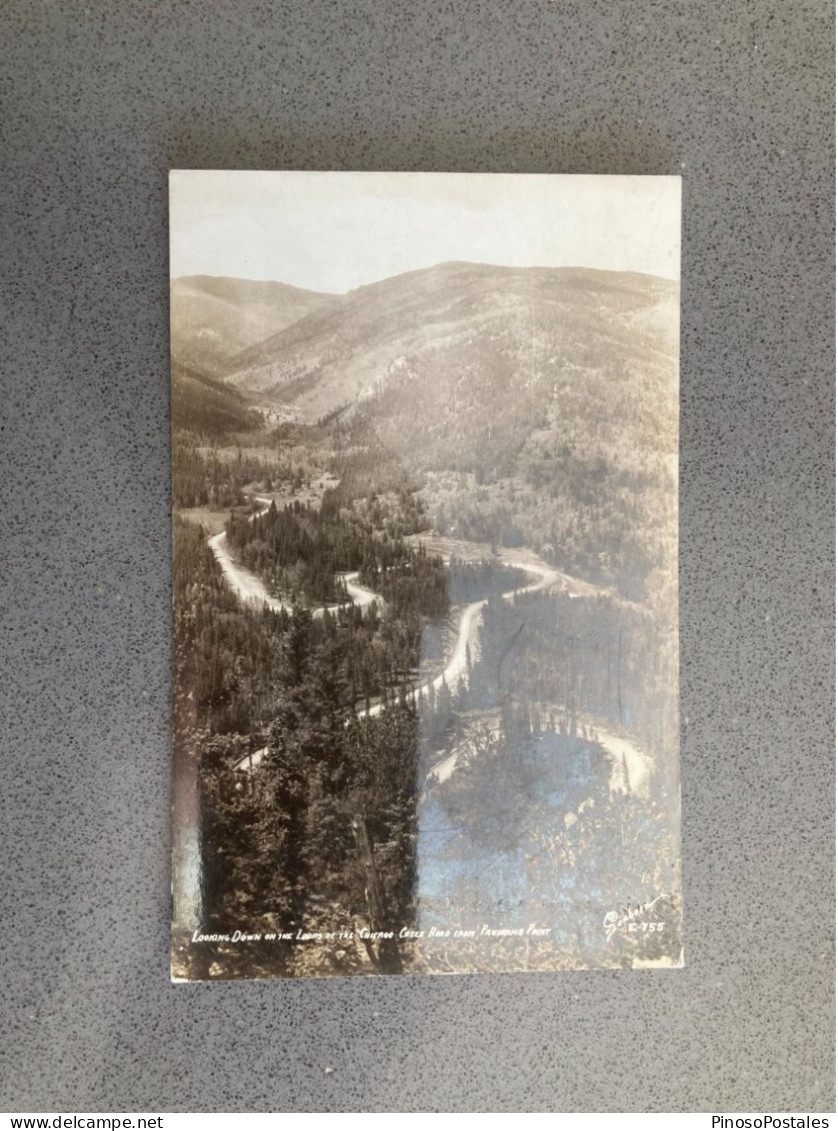 Looking Down On The Loops Of The Chicago Creek Road From Panorama Point Carte Postale Postcard - Sonstige & Ohne Zuordnung